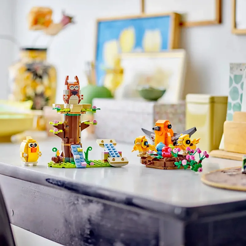 LEGO blocs de construction série créative 40709 parc d'animaux de printemps garçons et filles enfants Puzzle assemblage blocs de construction jouet cadeau