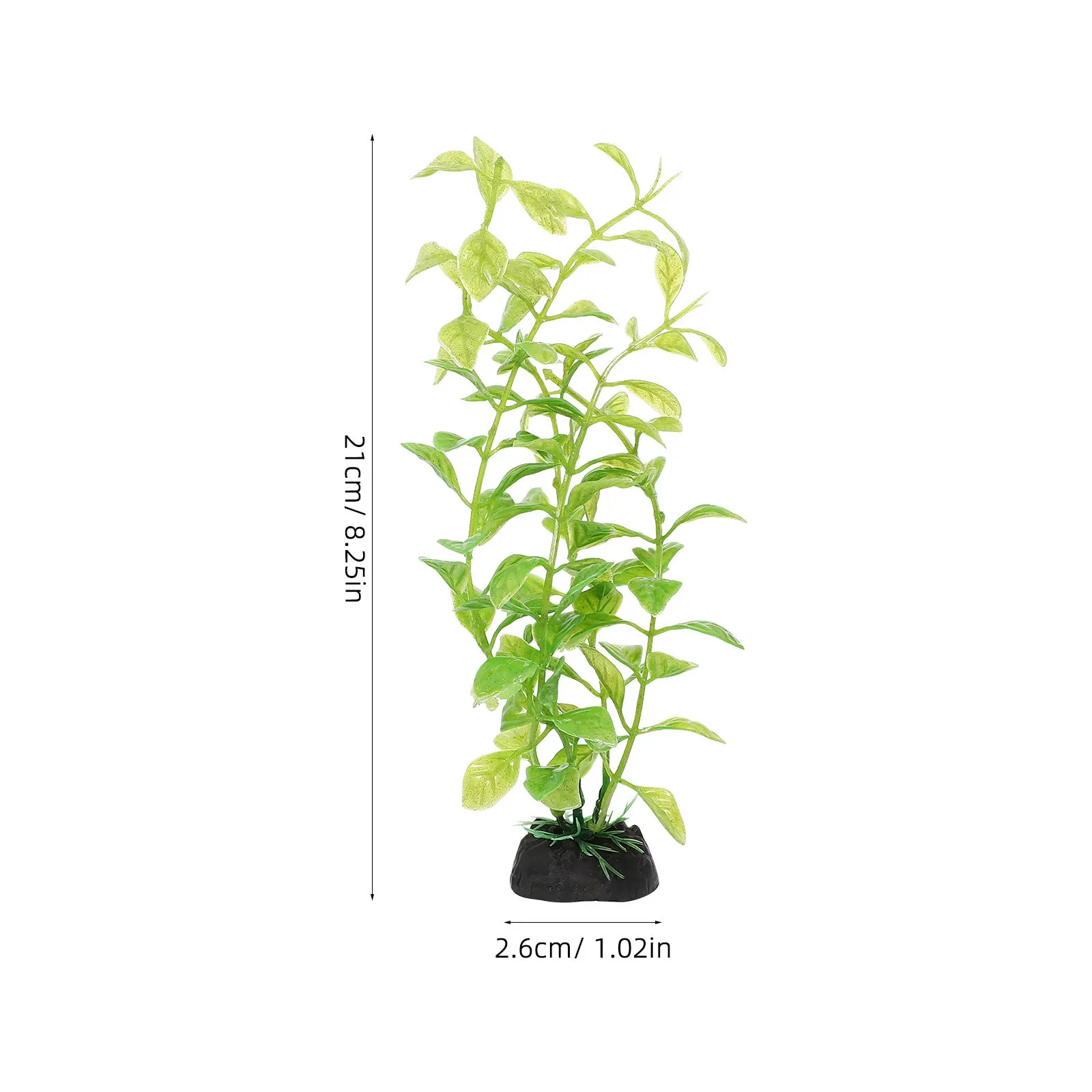 11Pcs Fake Aquarium Plants Realistic Fish Tank Decorations Plastic Artificial Plants for Aquarium Decor Fish Tank Fake Plant