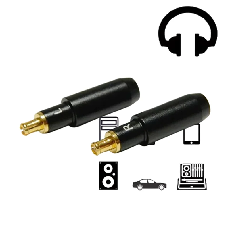 

Gold-Plated Black Replacement A2DC Connector Pins for Audio-Technica AWKT L5000 W5000 AP2000TI ADX5000 ES750 Headphones​