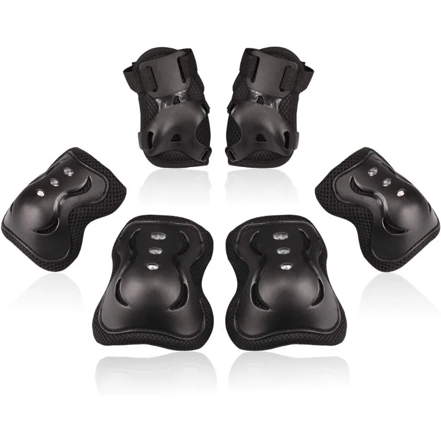 

and Youth Knee Pad and Elbow Pads Protective Gear Set for Roller Skates Cycling BMX Bike Skateboard Inline Skating Scooter Ridi