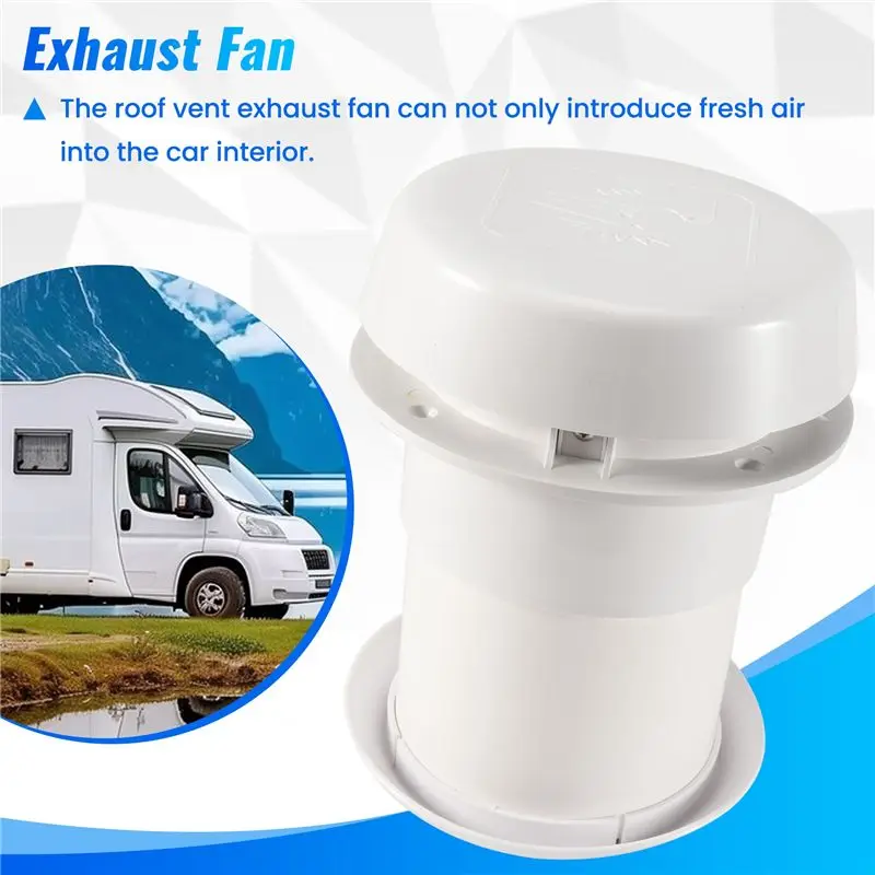 Customer Favorite 12V RV Roof Ventilation Ceiling Exhaust Fan Air Vent Grille Strong Wind Fan With LED Light For Caravan Motorho