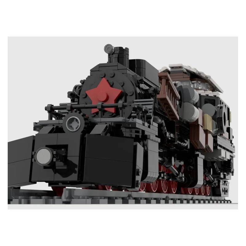 Aurora MOC-144469 Freight Train City Train Construction Building Block Toy Model 2146pcs Holiday Christmas Gift  Gifts for Kids