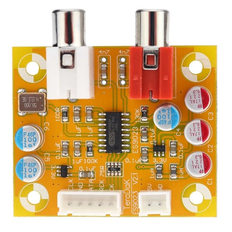 Newsabre Es9023 Analog I2S 24 Bit 192 Khz Decoder Board Module For Raspberry Pi