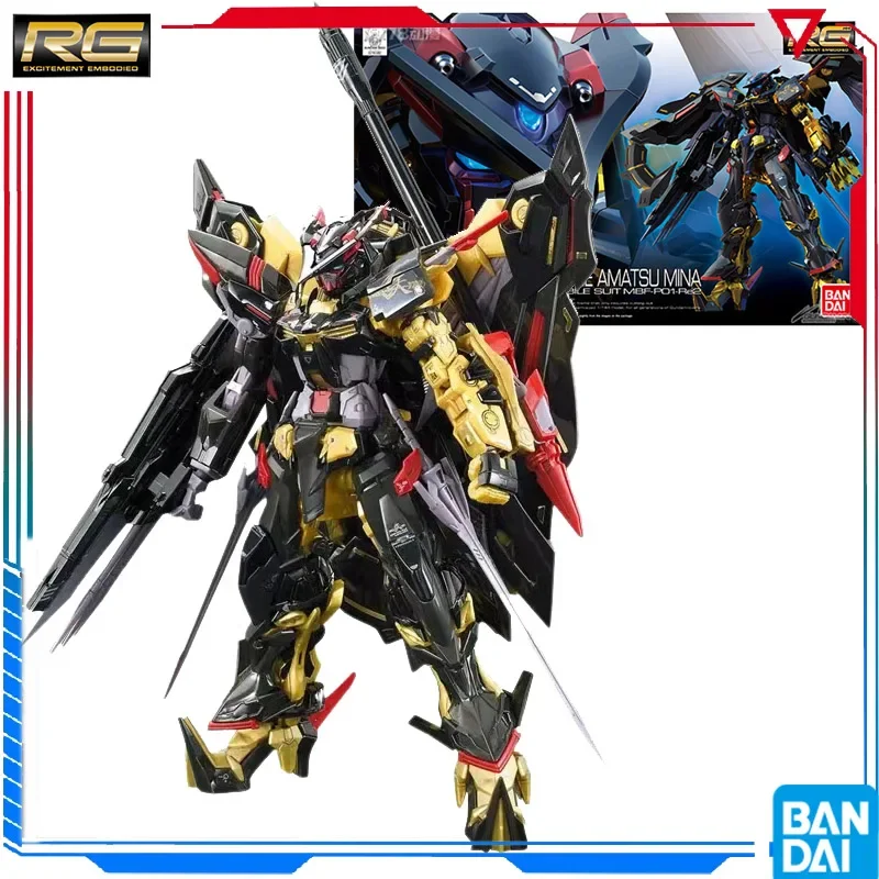 

BANDAI ORIGINAL GUNDAM MODEL KIT RG 1/144 GUNDAM ASTRAY GOLD FRAME AMATSU MINA ANIME ACTION FIGURE ASSEMBLY TOYS CHILDREN'S GIFT