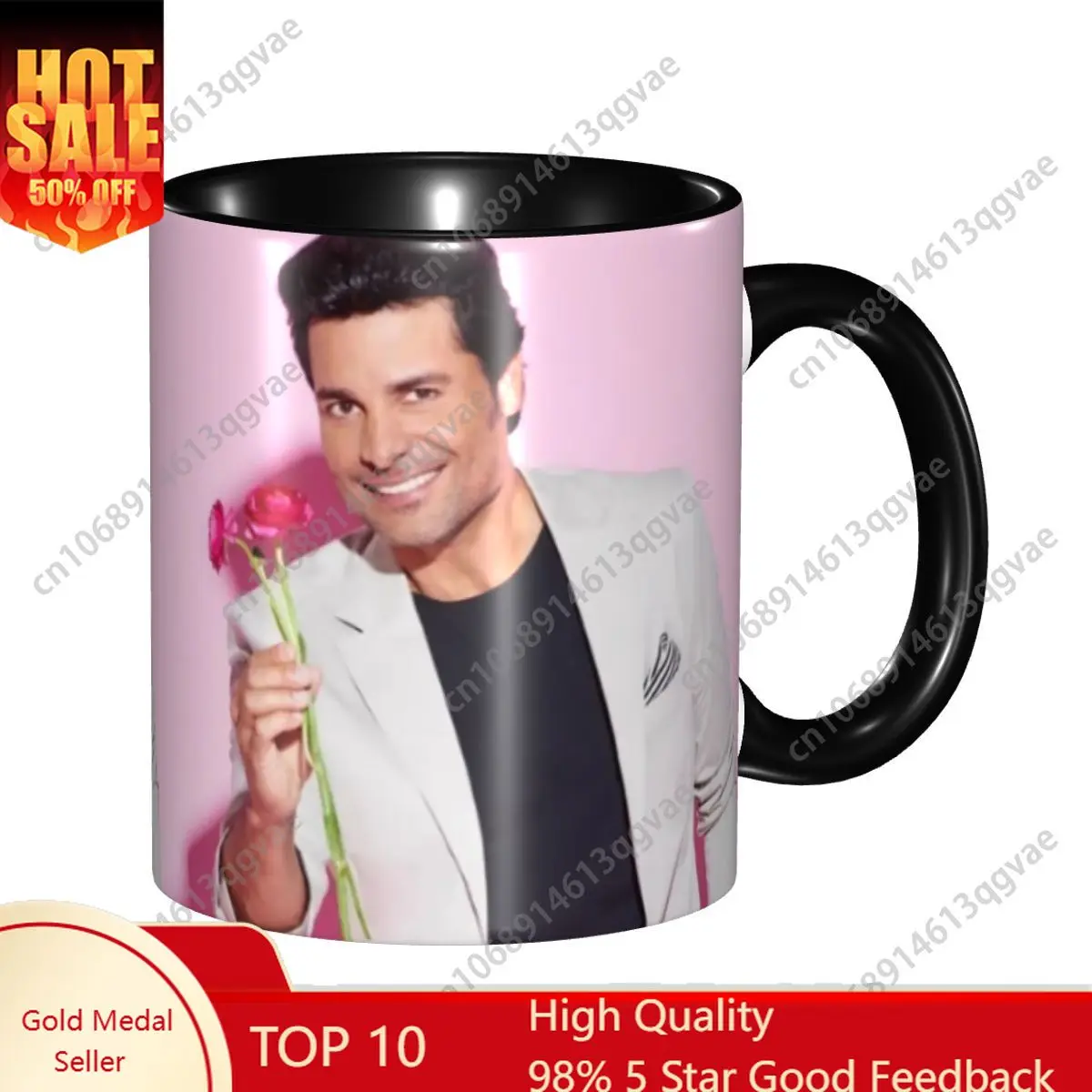 

Chayanne Mugs Custom Latin Pop Singer And Actor Ceramic Coffee Mug Creative Present