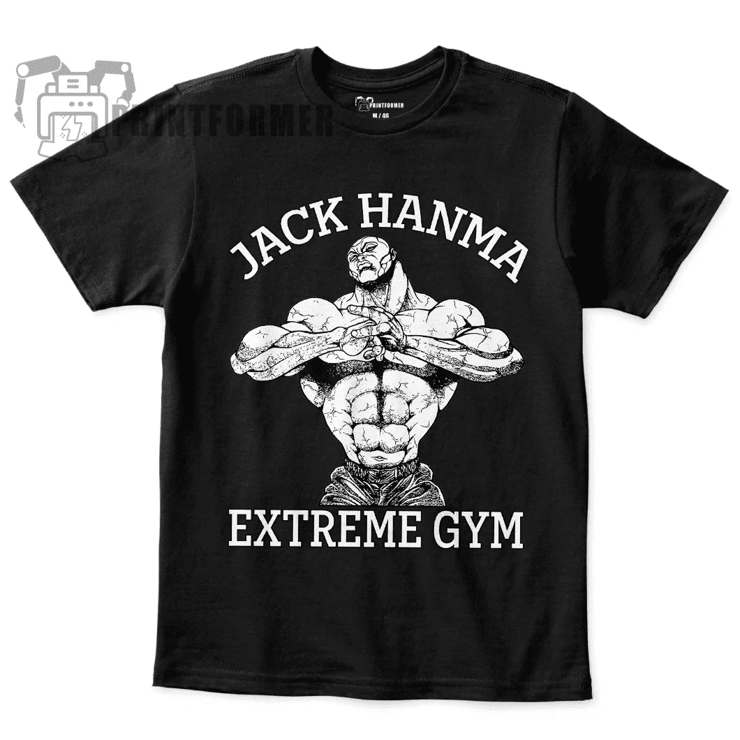 Baki The Grappler T-Shirt Baki Hanma Yujiro Hanma Baki Boxing Shirt All Size 100 Cotton