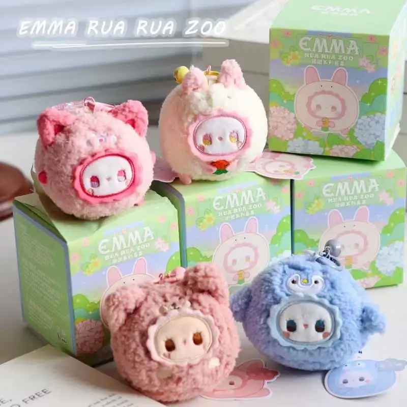 إيما سيكريت فورست صندوق أعمى سلسلة ألعاب من نسيج مخملي متعدد الألوان نمط الإبداعية على ظهره قلادة لطيف حلية صندوق غامض هدايا ممتعة #1