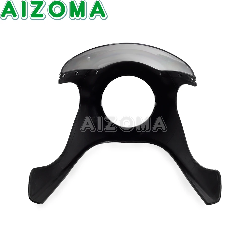 Retro 6-1/4 inch Headlight Cowl Cover Smoke Windshield Cafe Racer Half Fairing For Honda Suzuki Yamaha Kawasak Scrambler BMW R