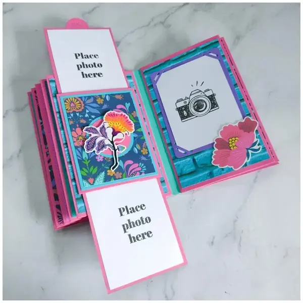 2023 Photo Peekaboo Small Album Bohemian Days Collection Cutting Dies Scrapbooking Accessories Frame Card Craft