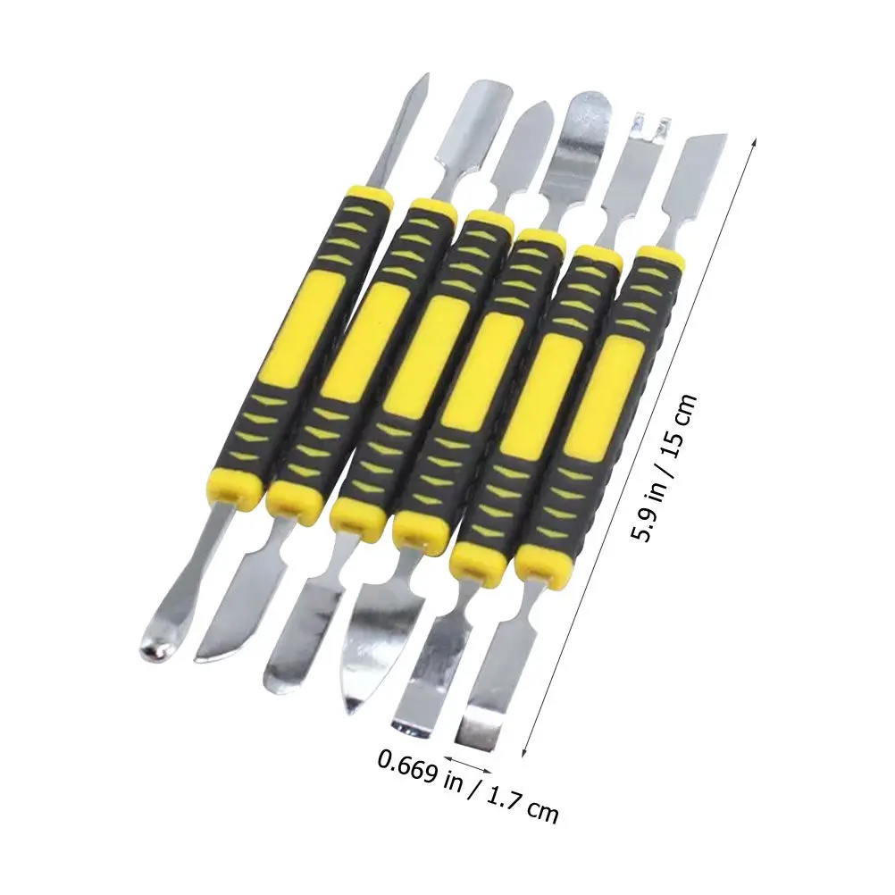 1Set Professional Phone Disassemble Tools Metal Repair Bar for Mobile Devices Durable Stainless Steel Nonslip Design Easy to
