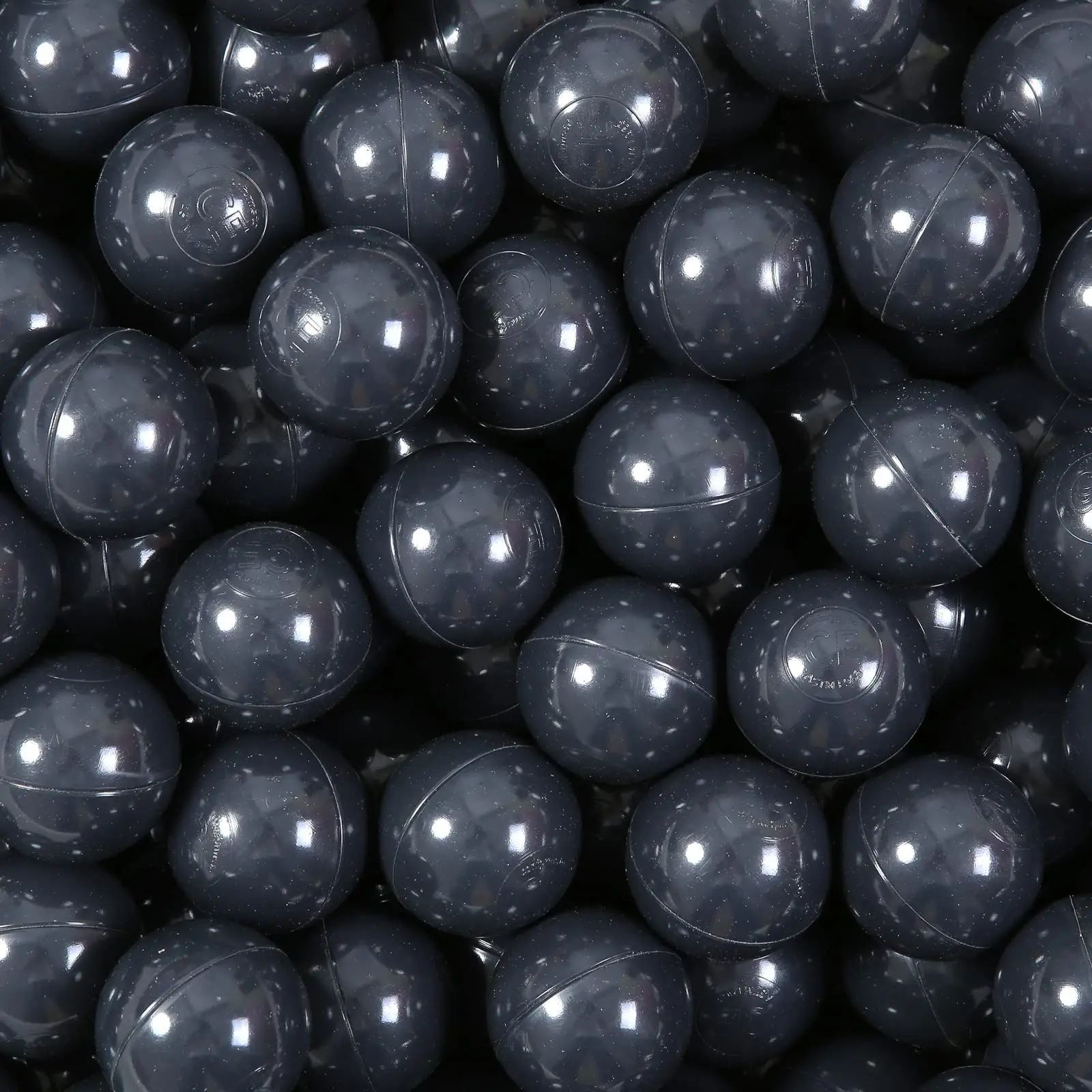 5.5CM 100 sztuk / zestaw Nietoksyczne miękkie plastikowe kulki z siatkową torbą Seria w jednolitym kolorze Piłki zabawkowe Dekoracja aktywności w pokoju dziecięcym