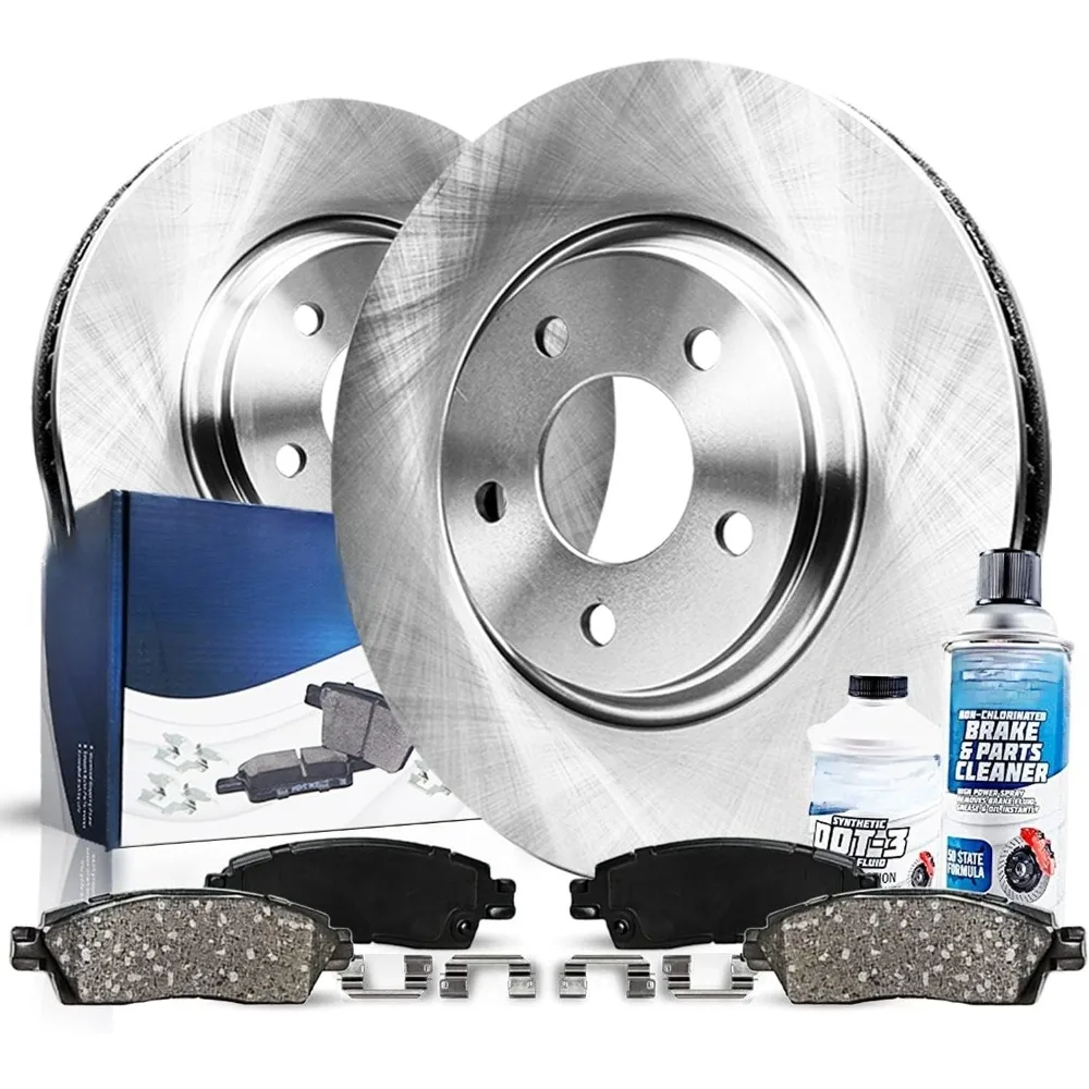 

Front Brake Kit for 99-04 Jeep Grand Cherokee 1999 2000 2001 2002 2003 2004 Disc Brake Rotors Ceramic Brakes Pads