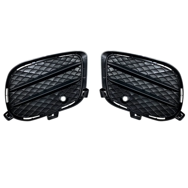 

ABTC-Car Front Bumper Fog Lamp Grille Covers Car Accessories ABS For GLE GLS GLE Coupe W166 X166 C292 AMG 2015-201