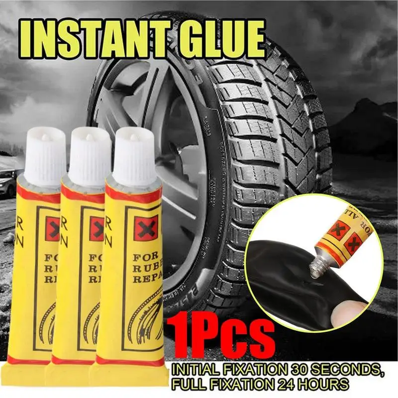 Car Tire Repairing Glue Tyre Inner Tube Puncture Repair Tools Motorcycle Bike Universal Portable Repairing Glues Car Accessories