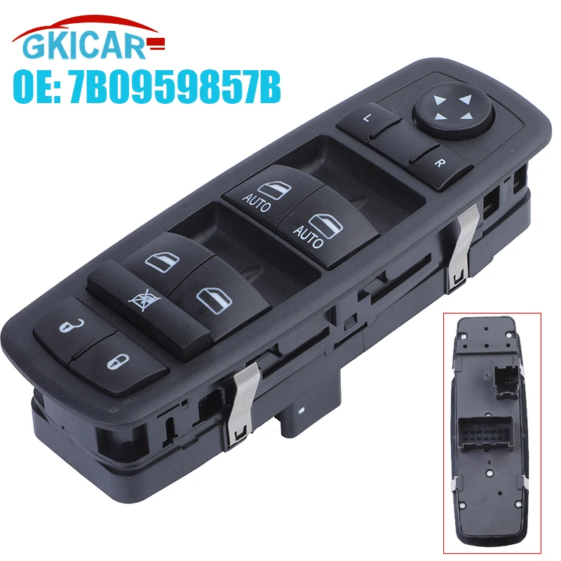 

7B0959857B DWS861 7B0959857A 7B0959857B Front Left Power Electric Master Window Switch For 2009 VW Routan