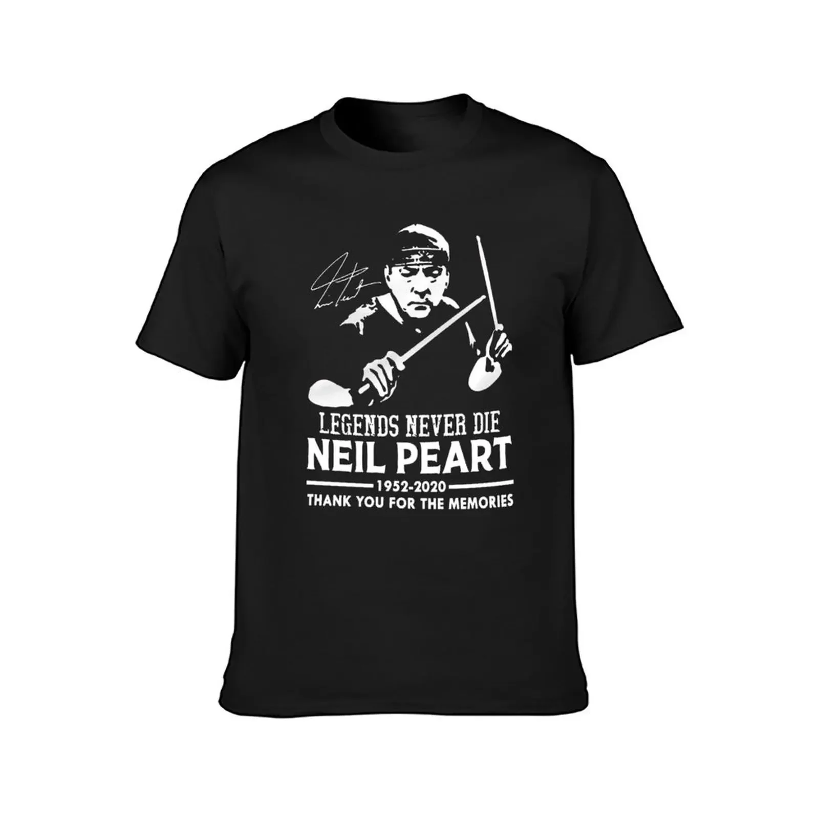 2025 نموذج جديد ليجين أبدا نيل بي توقيع شكرا على الذكريات تي شيرت تي شيرتات عجيبة s أنيمي التي شيرت القطن تي شيرت الرجال