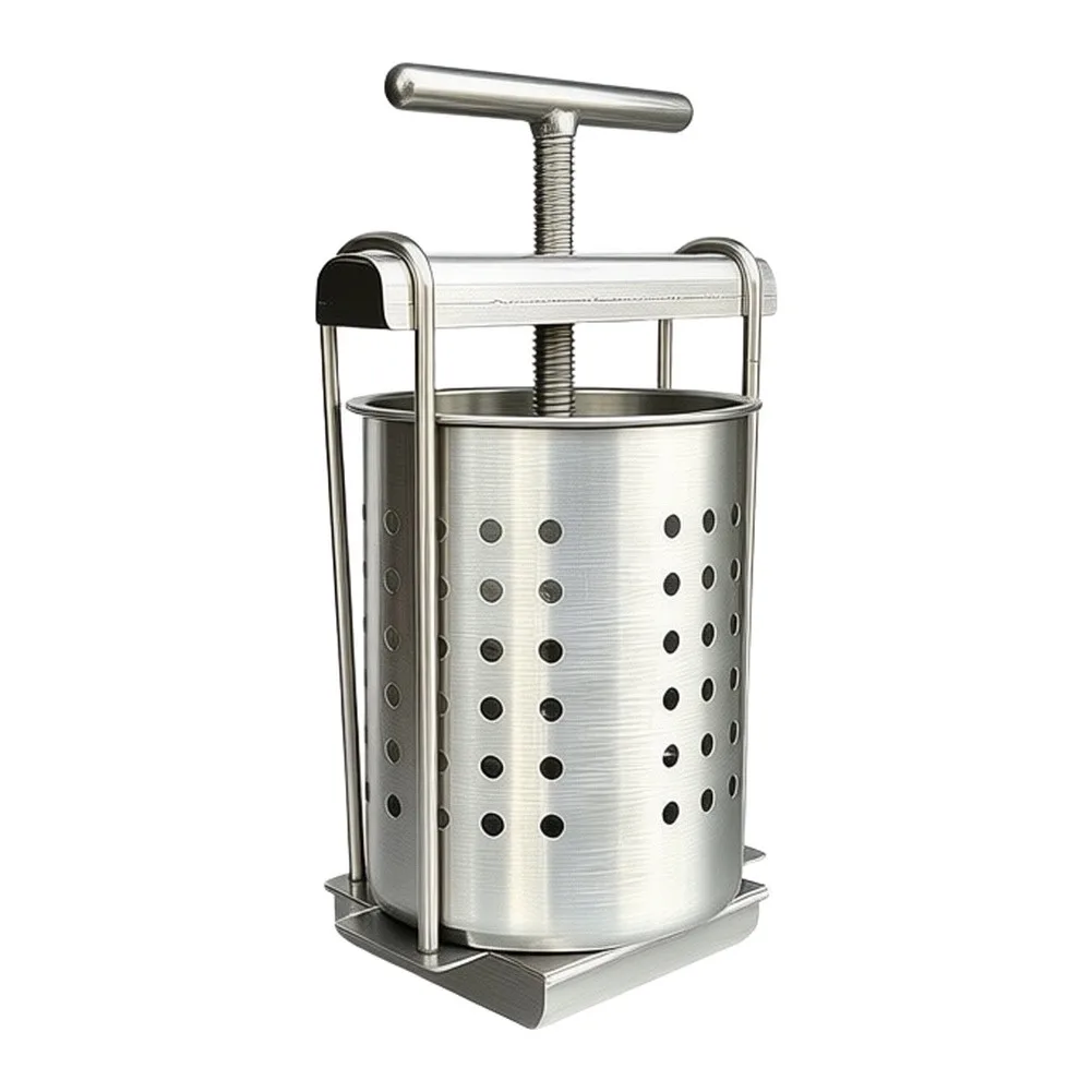 Stainless Steel Hand Operated Juicer for Honey Comb Processing and Vegetable Dehydration 1.5L or 2.5L Capacity