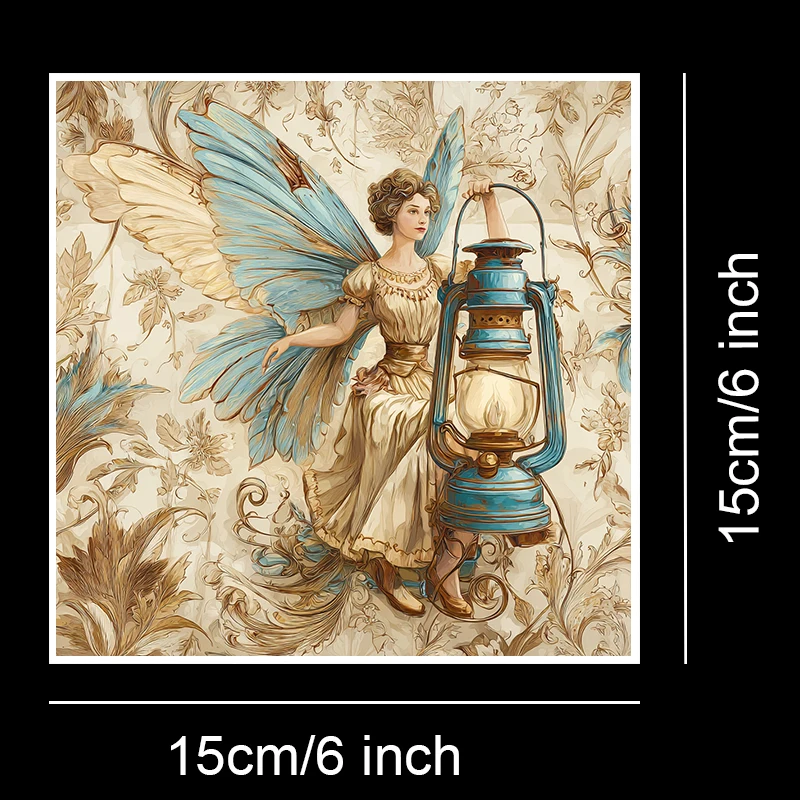 36 Lembar Kertas Scrapbook Dekoratif 6x6 inci: Gambar-gambar Hutan Ajaib untuk Scrapbooking, Origami & Jurnal Ajaib