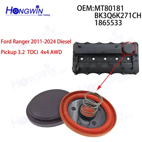 MT80181 BK3Q6K271CH 1865533 Kit de reparación de cubierta de válvula PCV de motor para camioneta diésel Ford Ranger 2011-2024
