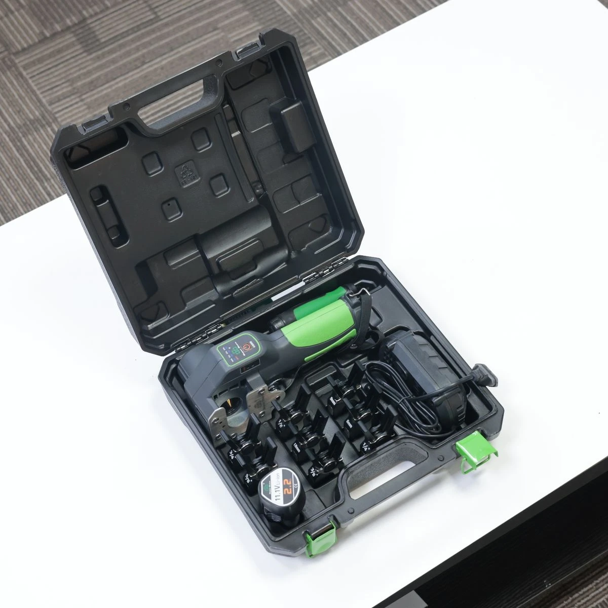

ST-E900AM Cordless Tube Expander Kit 1/4"-3/4" Copper 45° Flare w/ Li-ion Battery & Depth Control HVAC Tool
