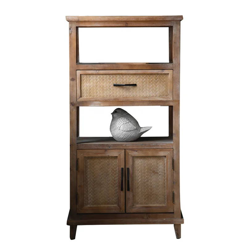 Retro and old dining side cabinets, homestay furniture, American rural decorative cabinets, photography props, porch cabinets