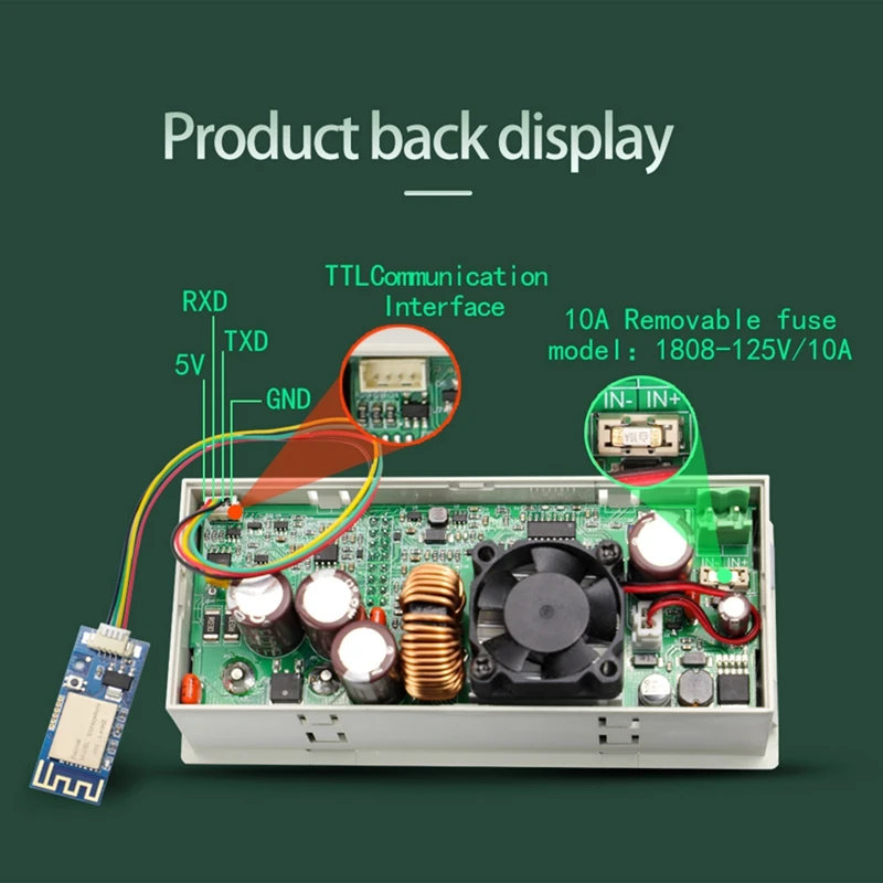 NC Adjustable DC Regulated Power Supply Constant Voltage And Constant Current Maintenance 60V8A480W Step-Down