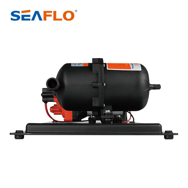 SEAFLO 12V 5.5 GPM Water Pump with Pressure tank  Water Pressure System for Car Wash