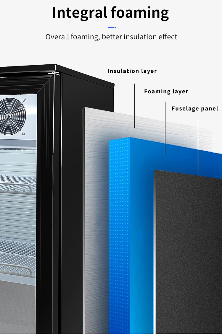 Commercial Small Drink Bar Fridge Custom Refrigerators Single Door Beverage Cooler Wine/Beer Storage Cabinet