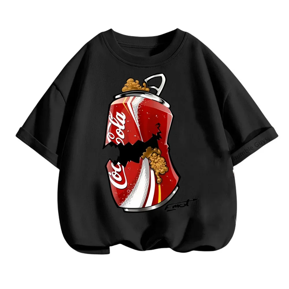 Coca Cola Kids Clothes Girls Clothing Boys Clothes Summer Children Stitch Tshirt Suit