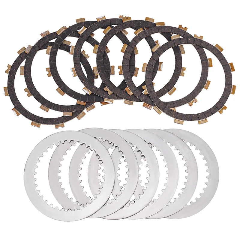 Road Passion Motorcycle Part Clutch Friction Plates & Steel Plate Kit For Kawasaki KX125 1997-2008 13088-1102*5 13088-1057*2