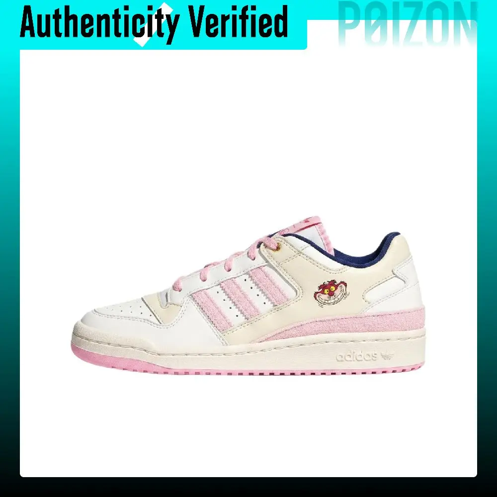 Adidas Originals x Disney FORUM Low top Skateboard Shoes Women's Bright White KH5900
