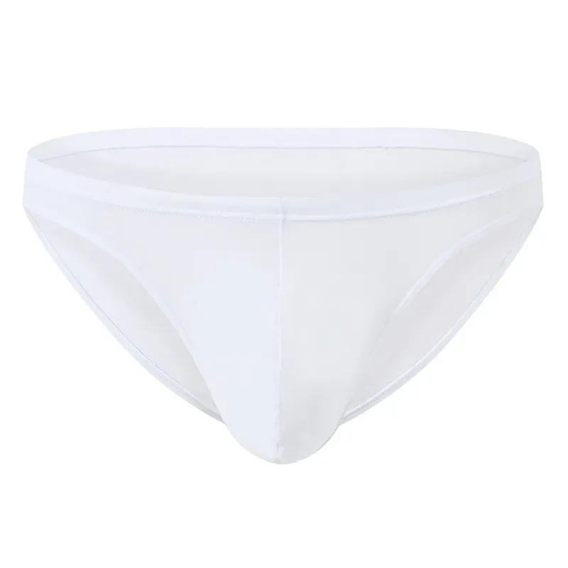 Wholesale adult sexy panties Euro pants head ultra-thin ice silk triangle pants transparent sexy panties solid triangle pants