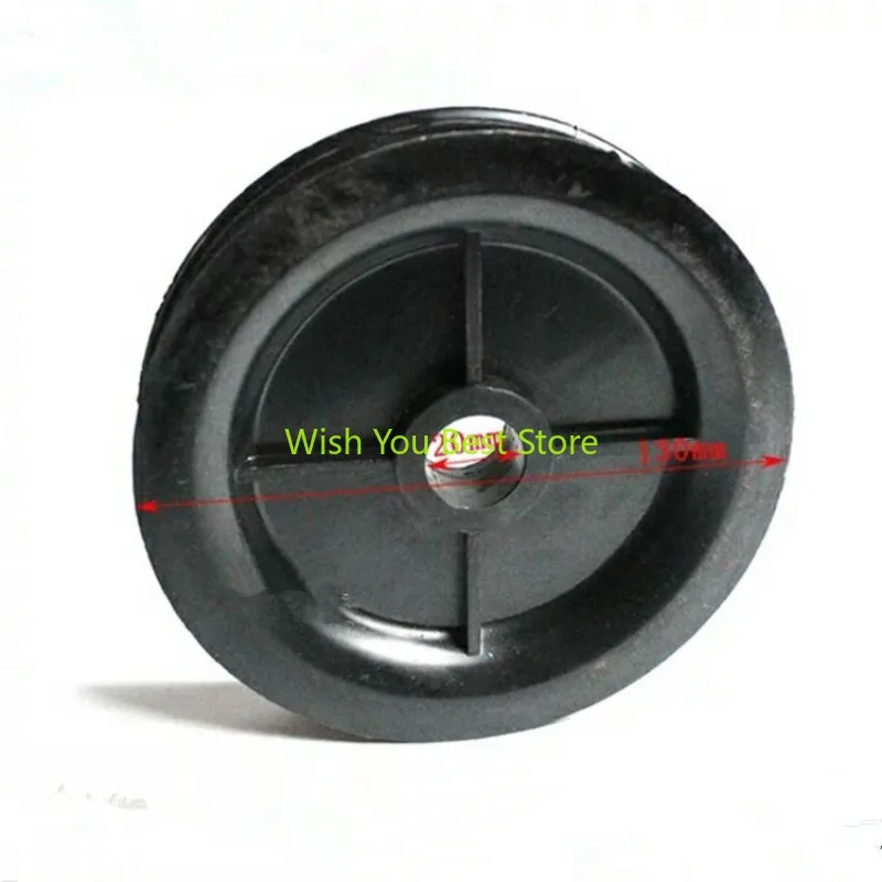 Forklift accessories 3 tons single groove gantry guide wheel hole 27mm/20mm nylon pulley resultant force forklift applicable