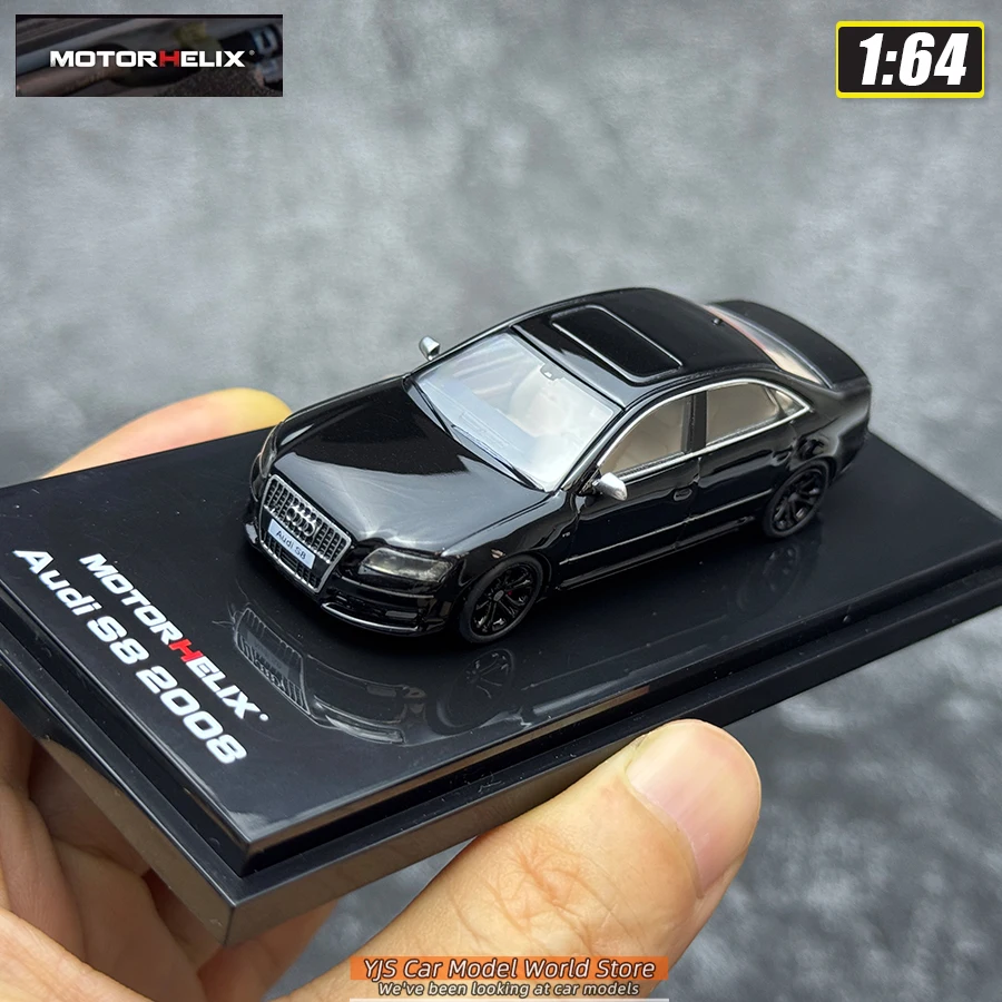 Motorhelix MH 1:64 Audi S8 2008 Car Model Sports Static Model Birthday Present