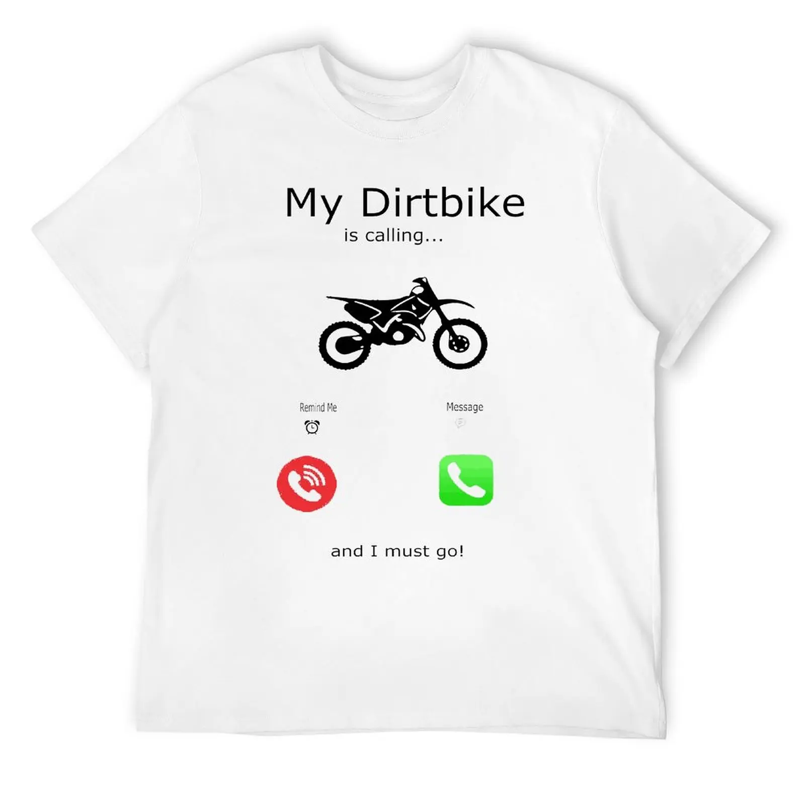 Thumbnail 3 of 3 Dirt Bike Calling Yythkg Round Neck T-shirt Motion T-shirts Hipster Geeky Travel Eur Size