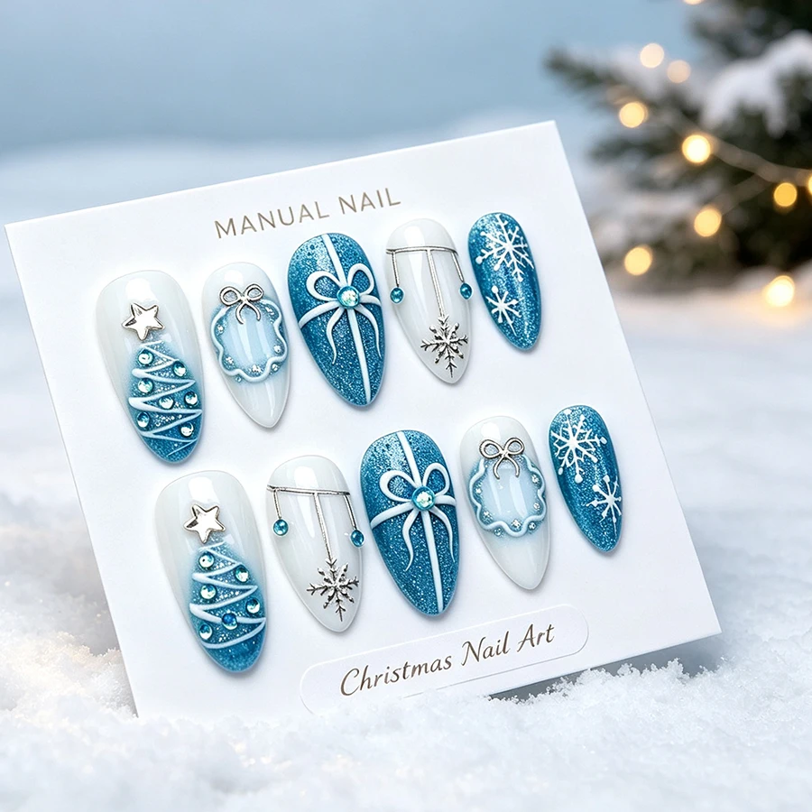30-teiliges Set mit blauen, se – Nail Art Jelly Bewertung und Preis
