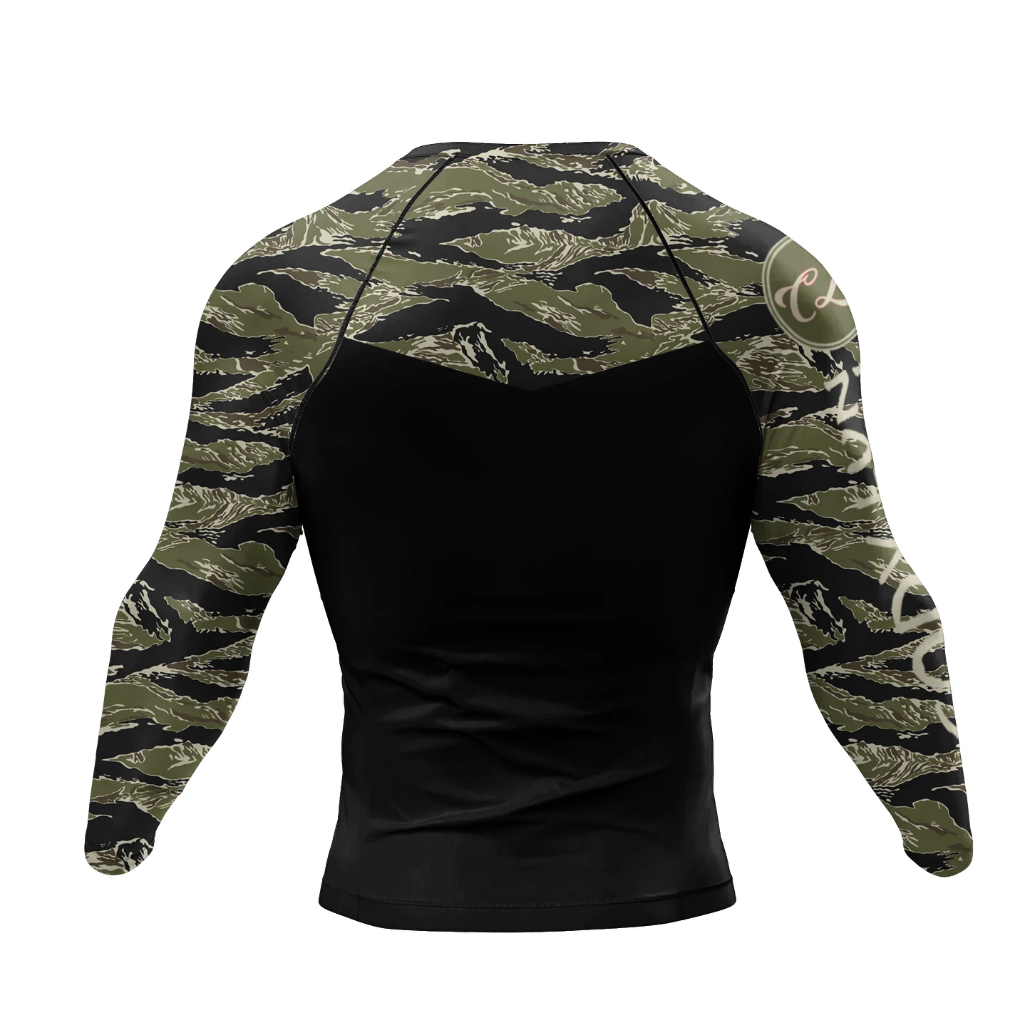 T-shirt a maniche lunghe con tatuaggio Rashguard di nuovo Design per uomo compressione Jiu Jitsu Kickboxing 3D manica a compressione stampata personalizzata