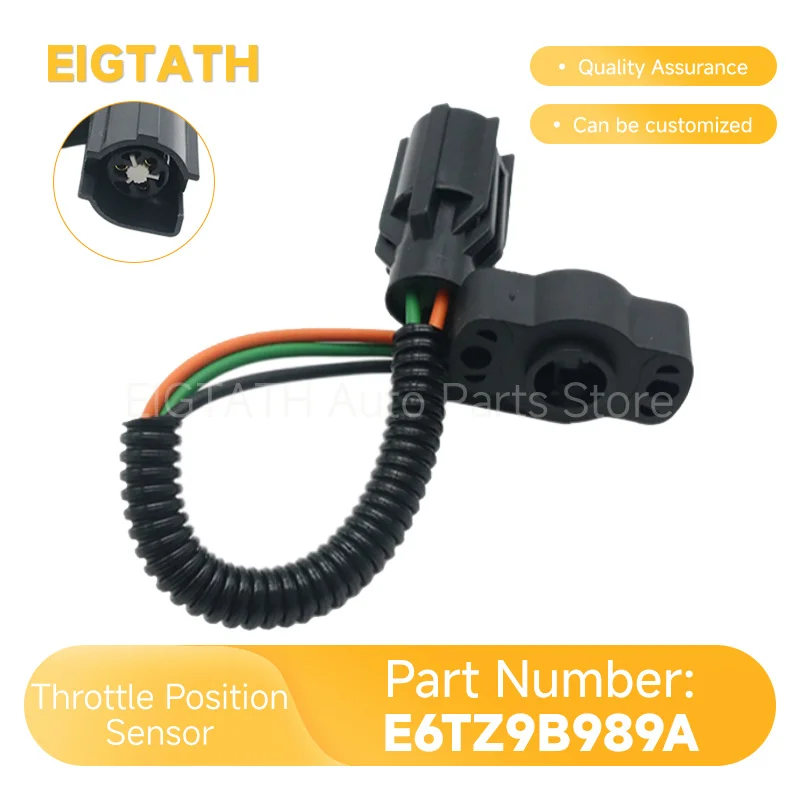 

Throttle Position Sensor E6TZ9B989A for Ford F-150 F-250 F-350 Bronco E-Series Econoline Mustang New E5TZ-9B989-A E7TZ-9B989-A