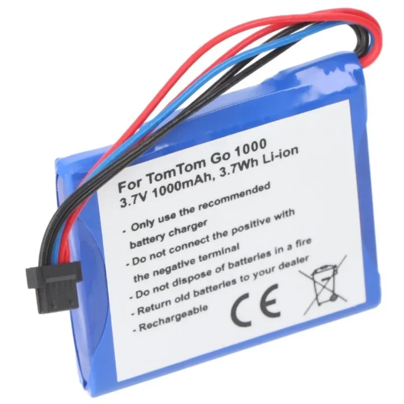for AHL03711018 Battery Compatible with TomTom Go Live 1000, AHL03711018 Battery 3.7V 1000mAh 3.7Wh Li-ion Battery