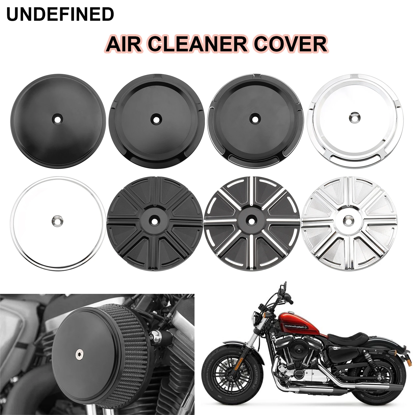 

Motorcycle Air Cleaner Filter Cover For Harley Touring Road King 1999-2013 Dyna Street Bob 1999-2008 Softial Fat Boy 2000-2015