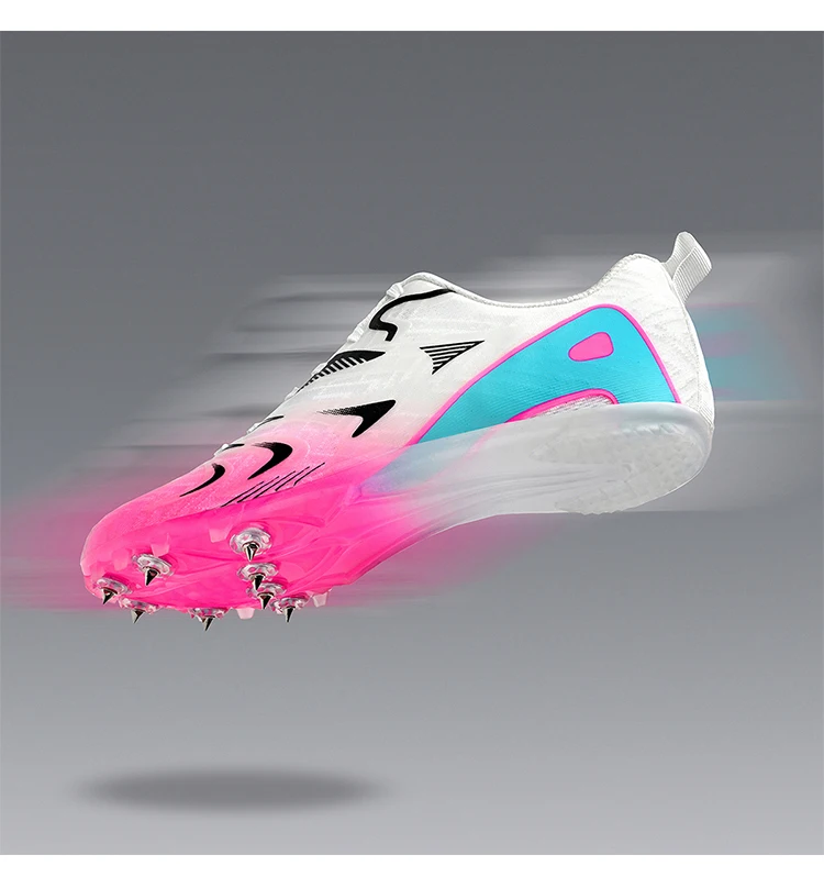 Professionelle Leichtathletik-Spikes für Damen und Herren: Rutschfeste Laufschuhe für Sprint, Weitsprung und Rennen – Leichtgewicht – Detail 12