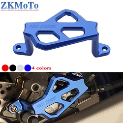 Motorcycle CNC Rear Brake Caliper Protection Cover For Yamaha YZ125 YZ250 YZ250F YZ450F MONSTER YZ 125X 250X 250F 450F 2022-2024