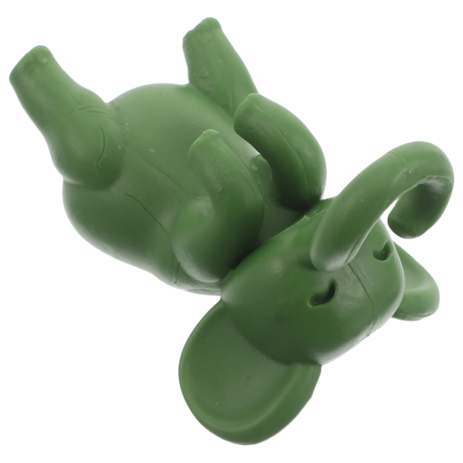 

Cute Elephant Plant Support Holder Plastic Figurine Hydroponic Stand for Indoor Succulents - Pot Stable Stem