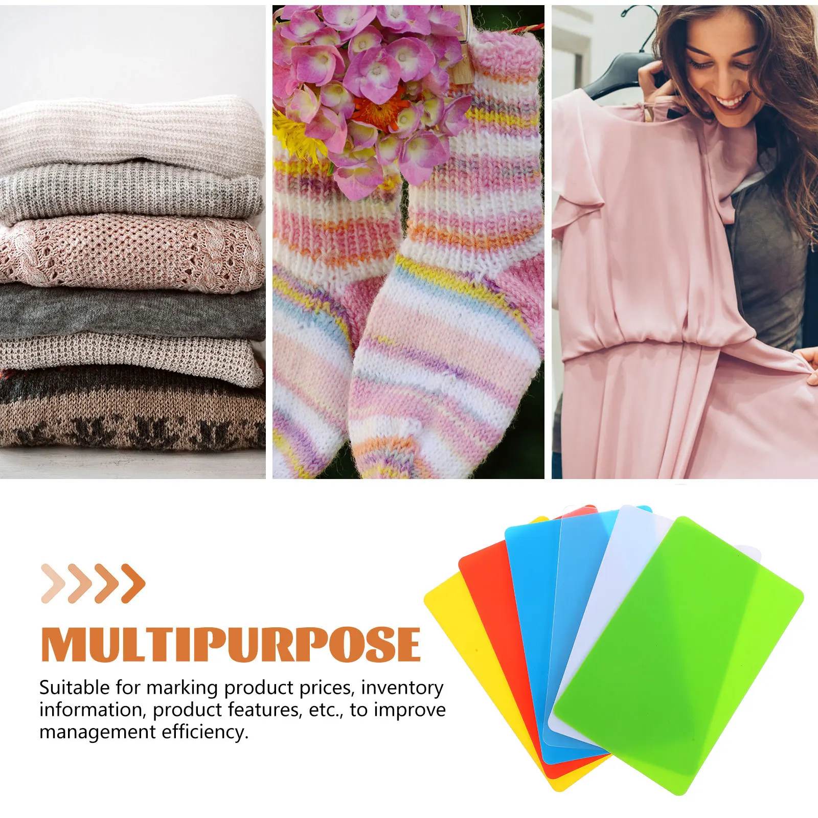 

60Pcs Blank Plastic Business Cards Sheets for Employee Name Tags Work Customer DIY Printing Note Cards Business