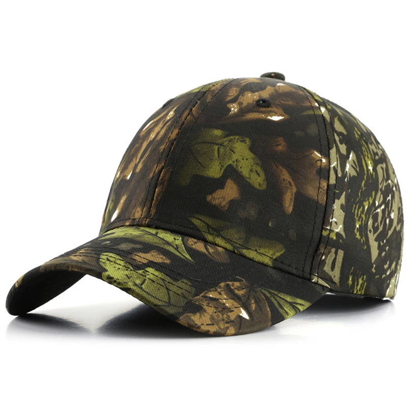 Women Men Camouflage Hats Unisex Sports Outdoor Sunscreen Quick-Drying Casual Cap Summer Camo Hunting Fishing Army Baseball Cap