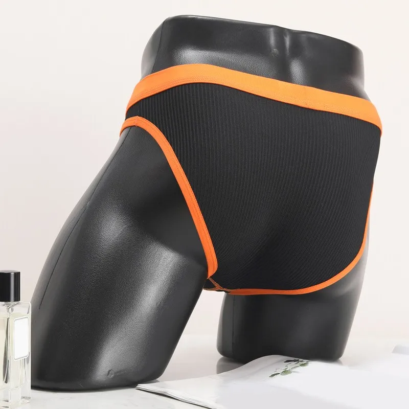 سراويل داخلية مثيرة للرجال منخفضة الخصر ناعمة ومريحة تسمح بمرور الهواء سراويل داخلية عصرية يومية غير رسمية ماصة للرطوبة