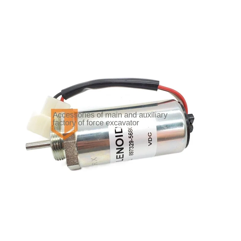 

For Hitachi Zax55/70kobelco75-8 Flameout Switch Oil Cut-off Valve Flameout Solenoid Valve Quality Excavator Parts