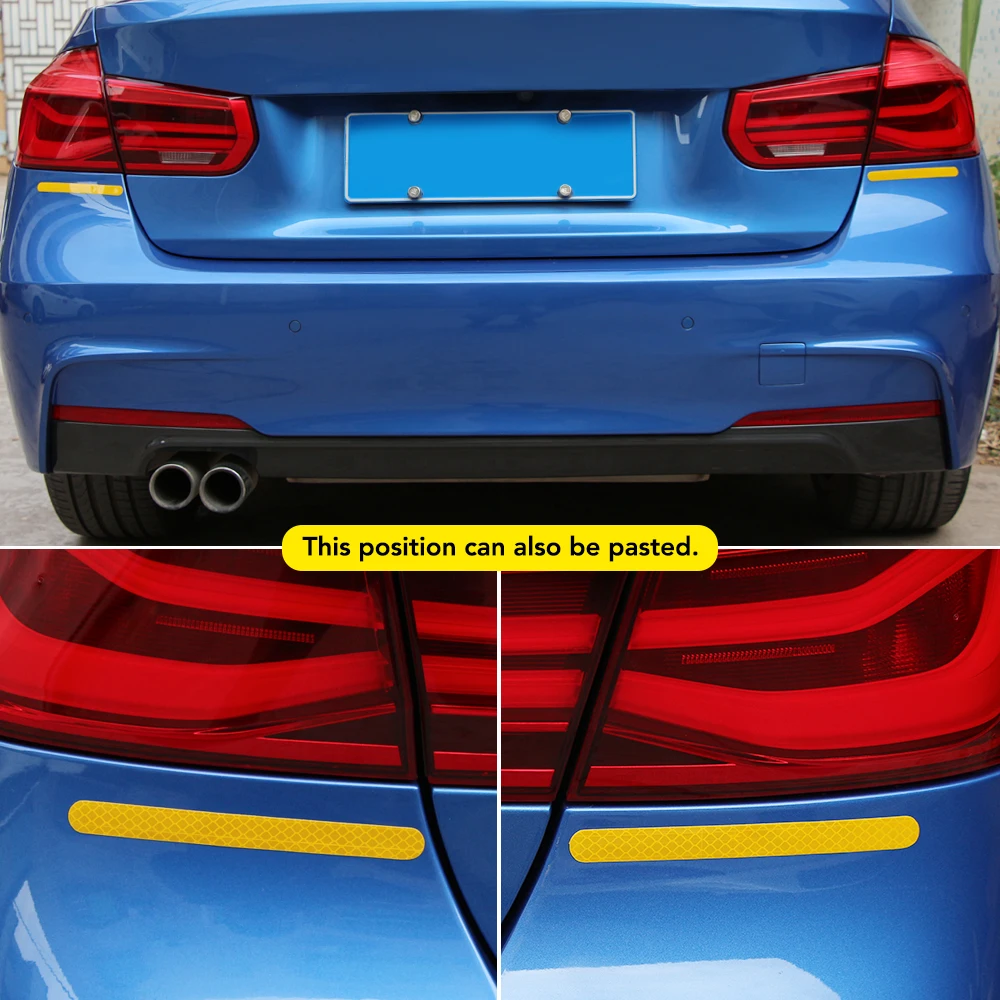 سيارة مرآة الرؤية الخلفية ملصق عاكس شرائط عاكسة لمازدا 2 3 5 6 cx5 cx7 mx5 لسوزوكي sx4 جيمي سويفت ل saab 93 95 #6