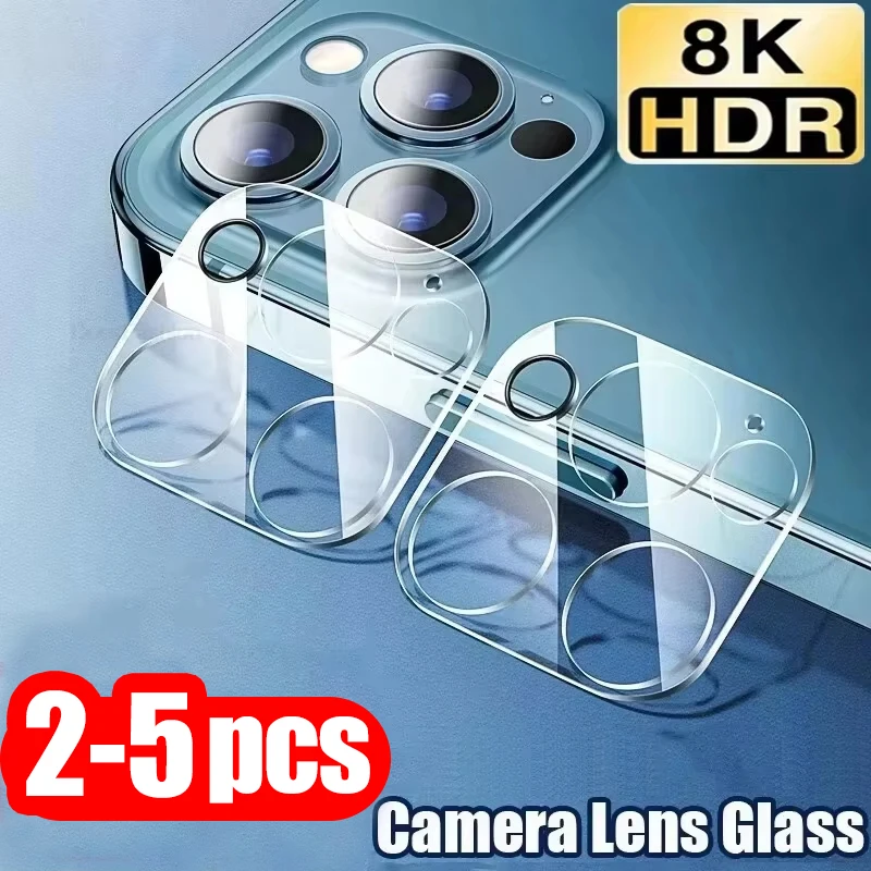 2-5PCS Vollständige Schutzfolie aus Glas für iPhone 18 Pro Max Duo 17 16 Plus 15 14 13 Mini 12 11 Air 17promax Kamera-Schutzfolie