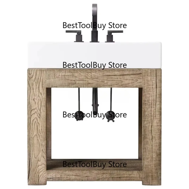 

Набор для ванной комнаты: американский деревянный умывальник с раковиной-водопадом